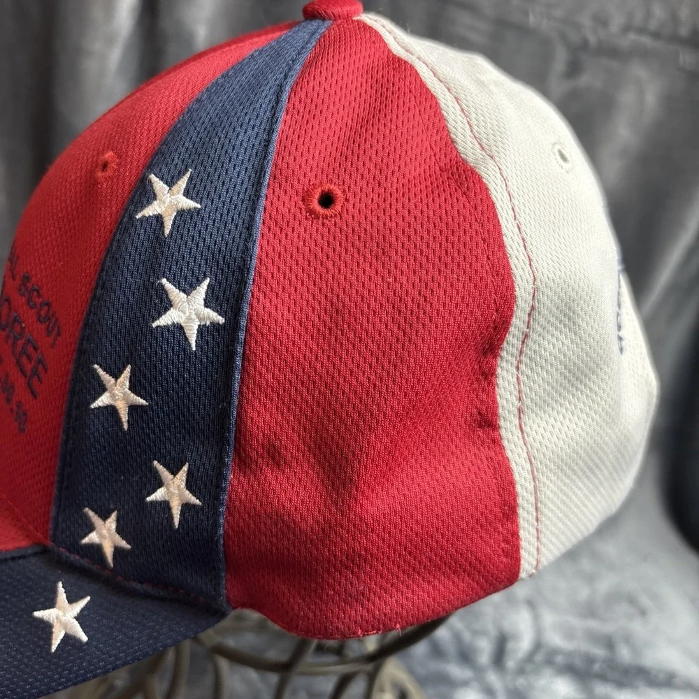 National Boy Scout Jamboree 2010 Hat Fleur de Lis Stars Ball‎ Cap Raleigh NC
